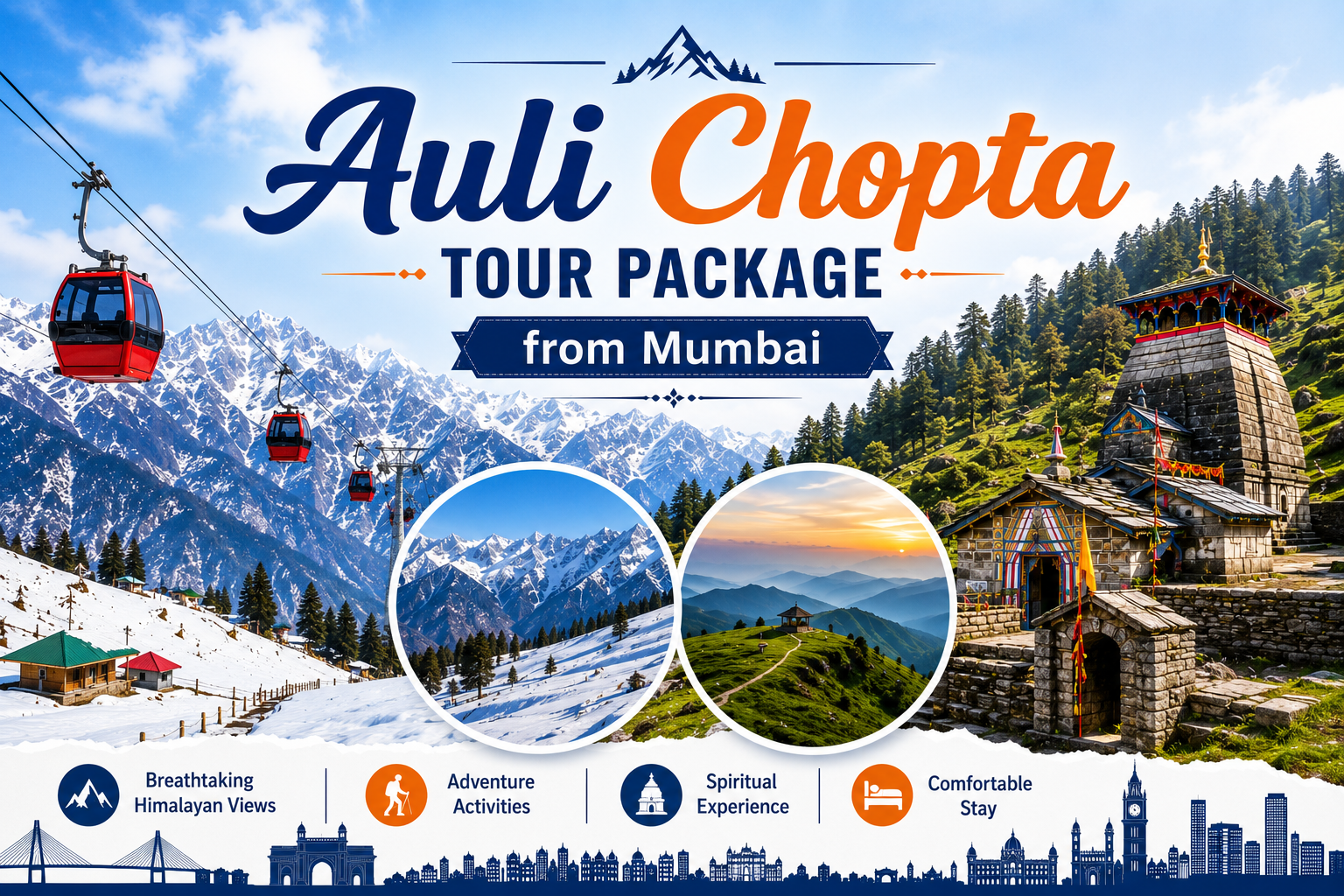 Auli Chopta Tour Package From Mumbai